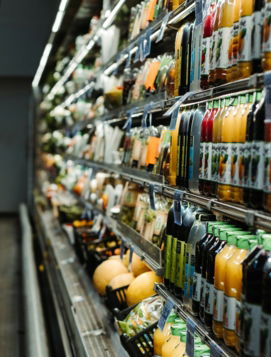 assorted items on display in store