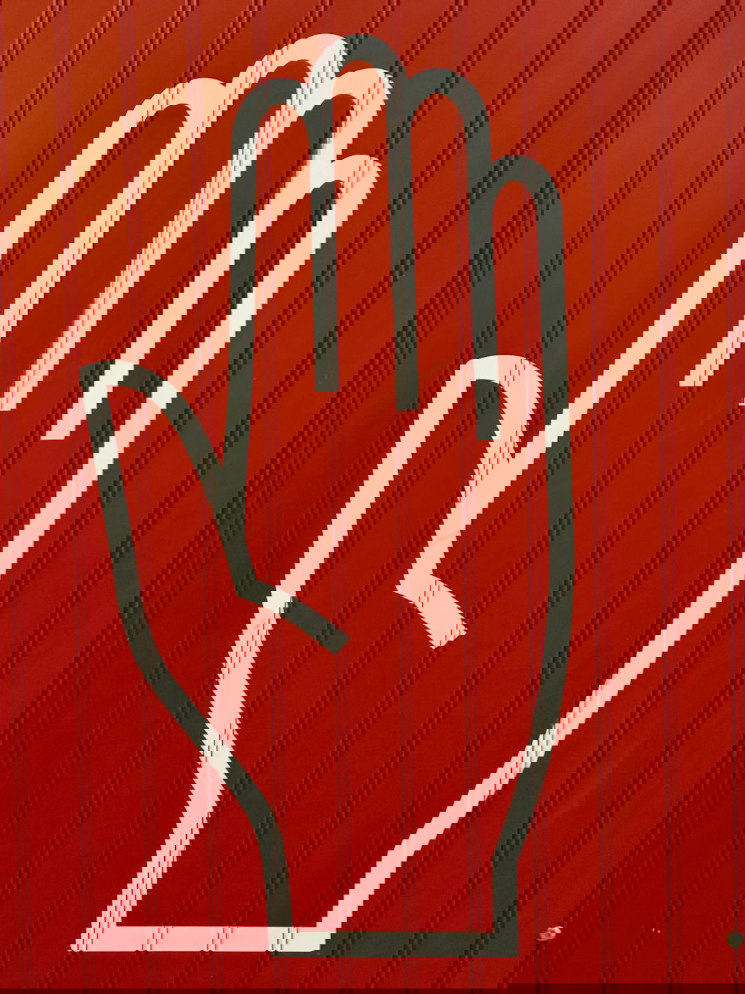 red and white love text